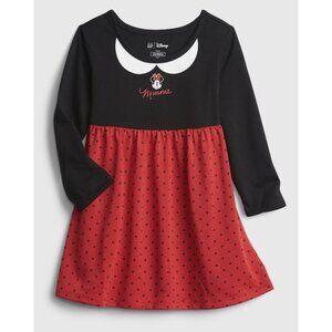 GAP Baby Disney Minnie Mouse Graphic L/S Pajama PJ Sleep Dress Sz 18-24 mths NEW